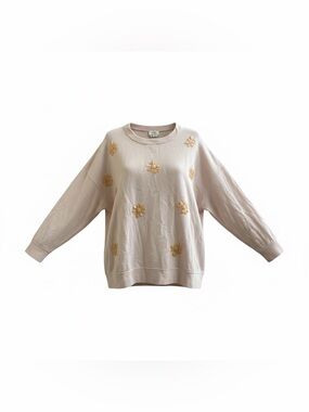 Kate Spade New York Embellished "Live Colorfully" Sweatshirt
